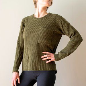 Madewell Thompson Pocket Pullover Sweater, Size XS
